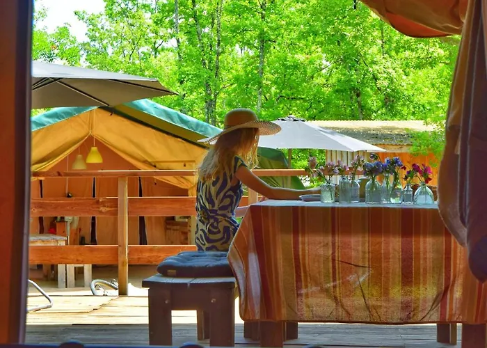 Tente de luxe Juliette Tentvakanties Saint-Antonin